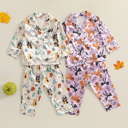 Halloween Pajamas! Girl’s Long Sleeve Pajama Sets