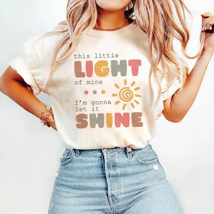 Women's This Little Light of Mine Short Sleeve T-Shirt