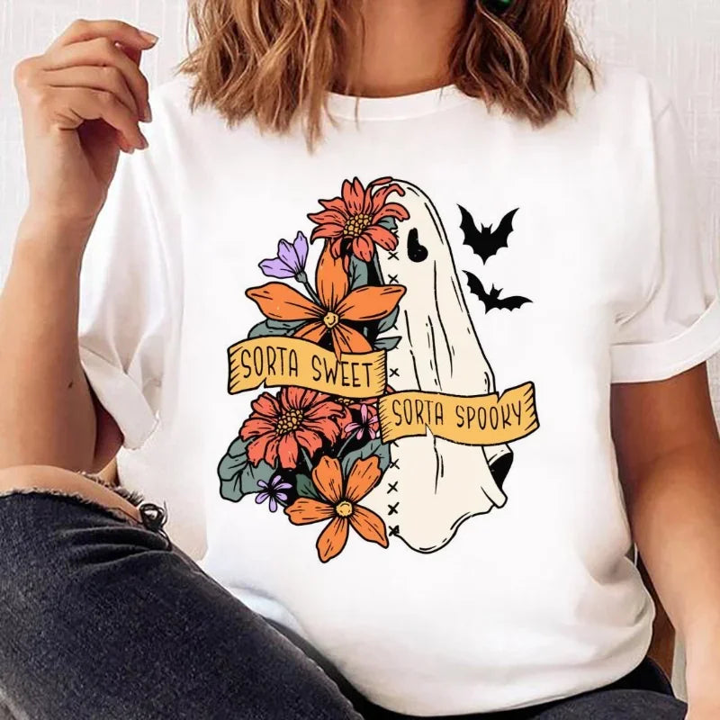 Halloween Tees! Womens Spooky Graphic T-Shirts