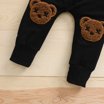 2-Piece Fall Outfits! Boy’s Long Sleeve Sweatshirt & Pants Sets