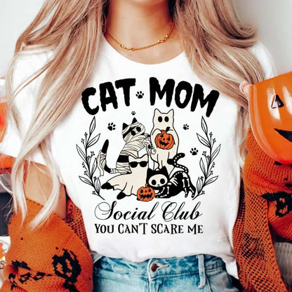 Halloween Tees! Cat Mom Social Club Graphic T-Shirts