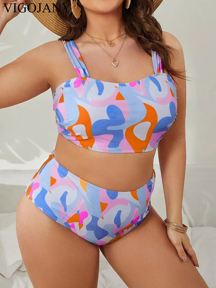 2 Piece PLUS Bikini Swimsuit