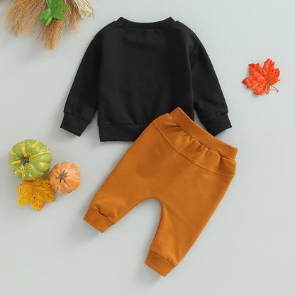 2-Piece Halloween Outfits! Boy’s Long Sleeve Top & Pants Sets