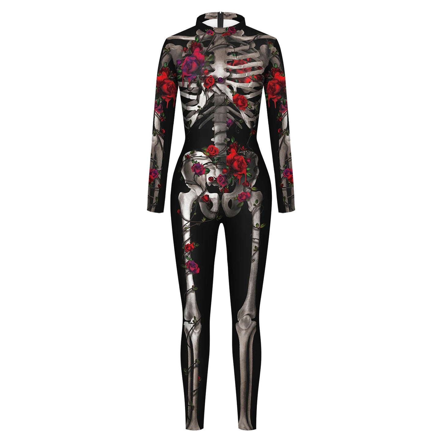 Skeleton Bodysuits! Full Adult One Piece Day of The Dead, Halloween, Costume Party, Cosplay