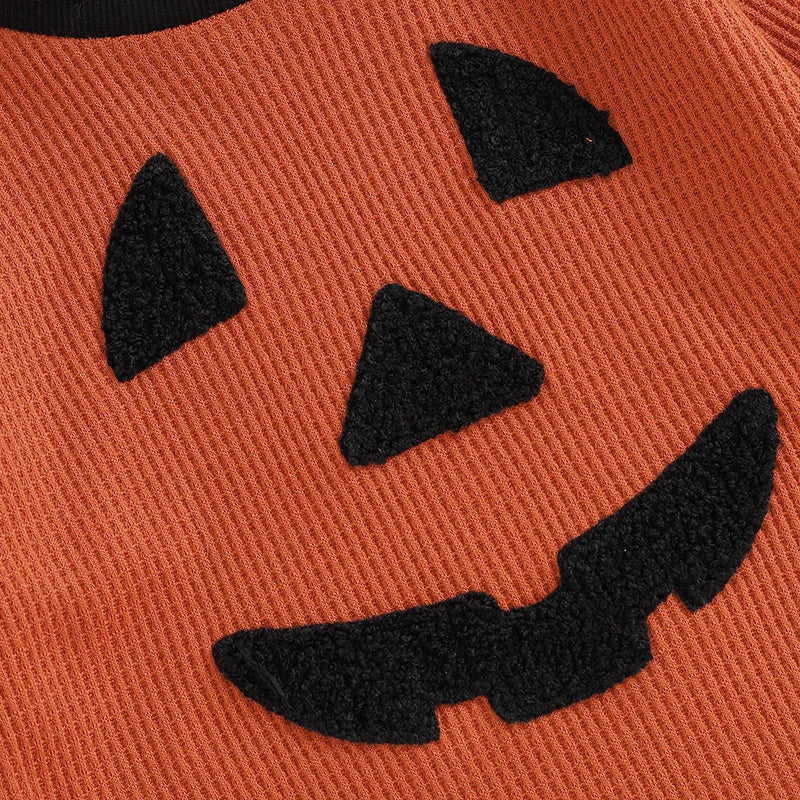 Halloween Onesie Sweaters! Boy's & Girl's Ghost & Pumpkin Print Tops