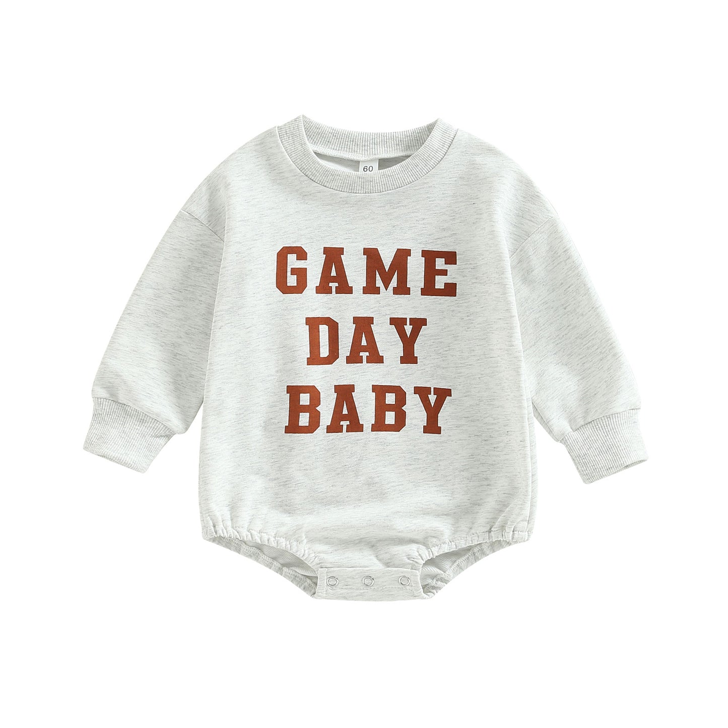 Boy's & Girl's Football Sweatshirt Rompers "Game Day"
