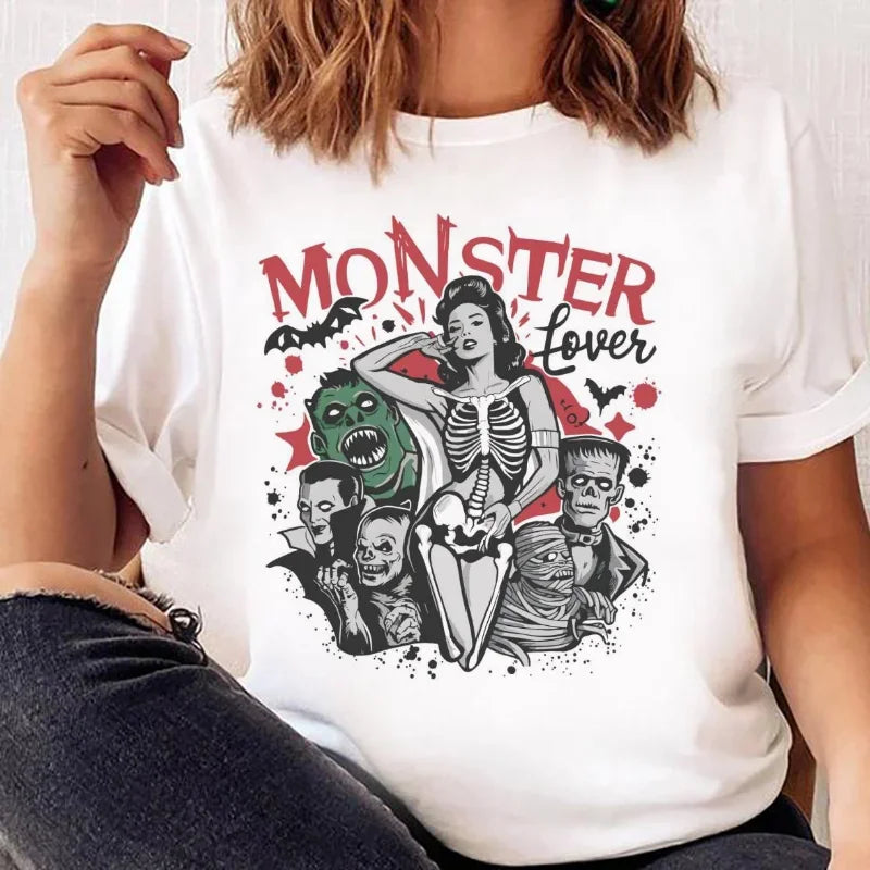 Halloween Tees! Womens Spooky Graphic T-Shirts