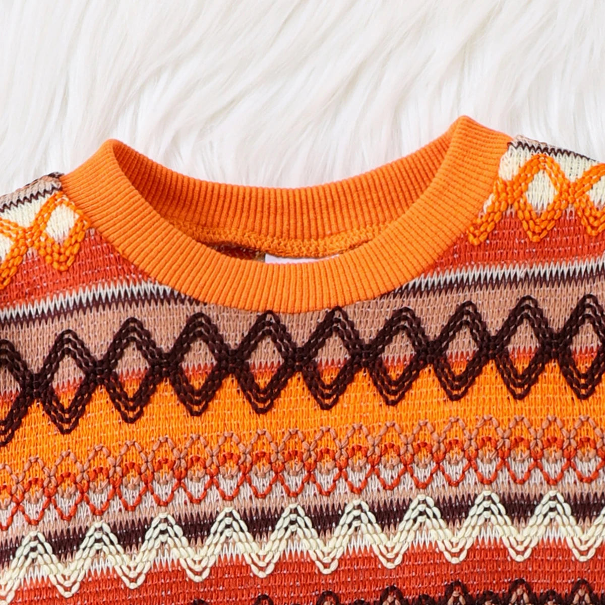 Girl's Patterned Sweater