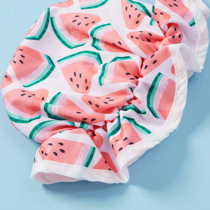 Toddler Newborn Baby Girls Bikinis Set Swimsuit Watermelon Print Swimwear Beachwear Clothes