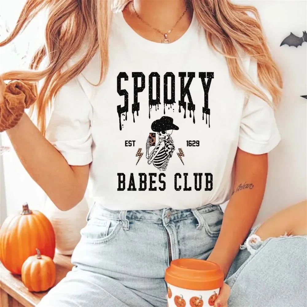 Halloween Tees! Womens Spooky Graphic T-Shirts