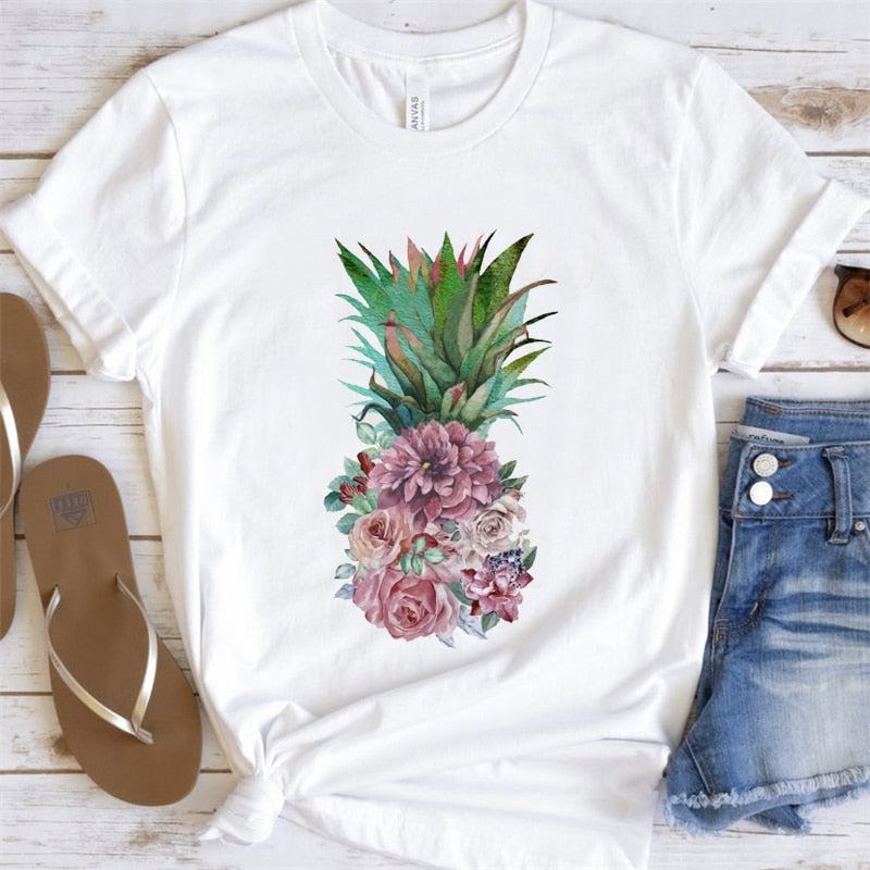 Artsy Tees & Watercolor Nature & Flowers Short Sleeve T-shirts