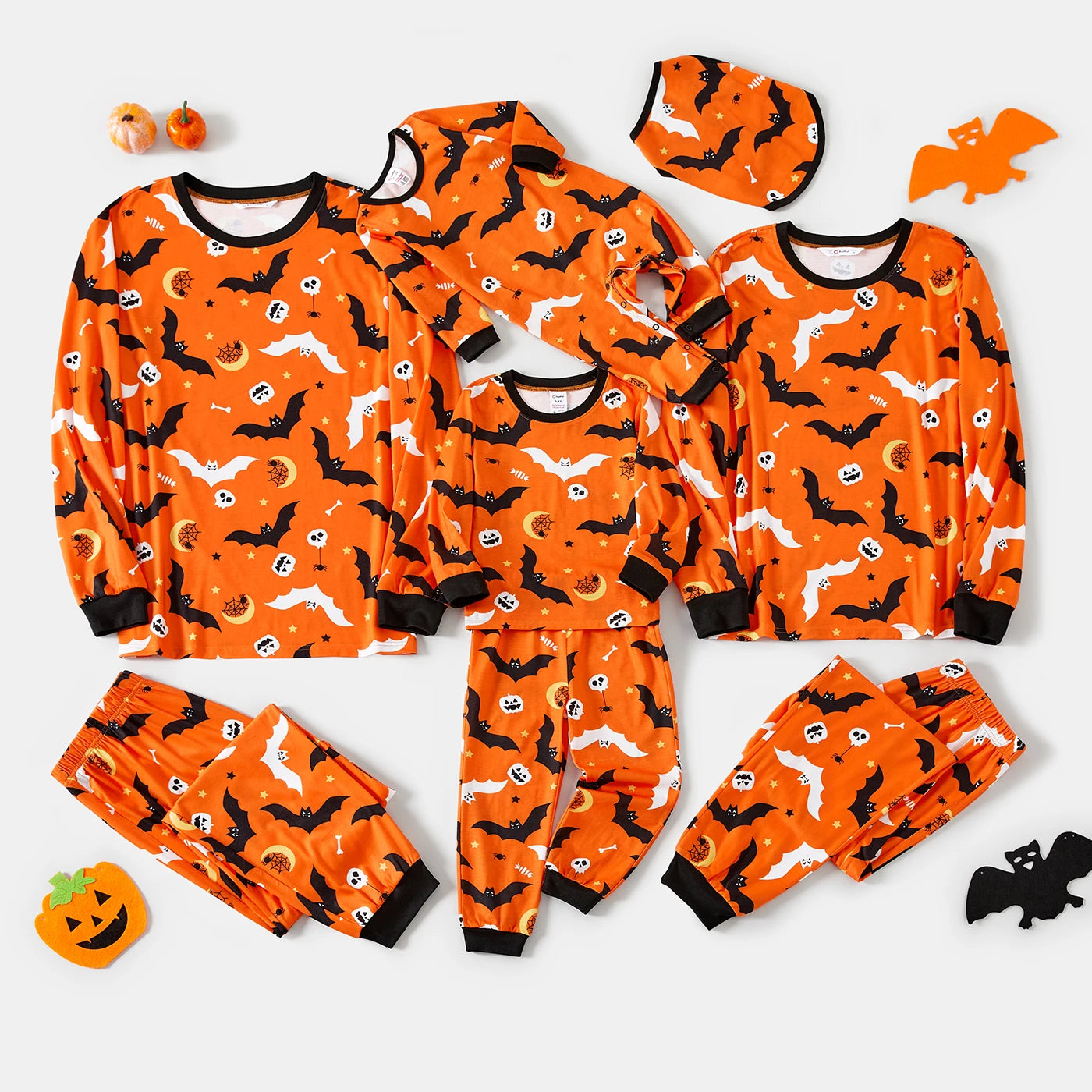 Family Matching! Halloween Pajamas Bats & Ghosts