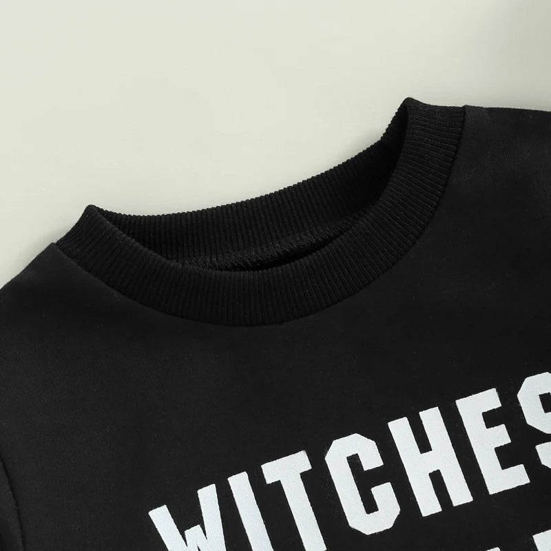 Boy's "Witches Be Crazy" Halloween Sweatshirts