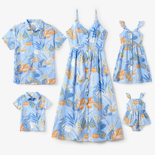 Family Matching! Tropical Beach T-Shirts, Rompers & Dresses