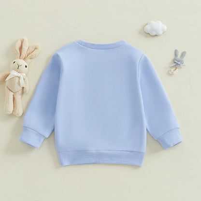 Boy's & Girl's Embroidered Easter Bunny Sweatshirts