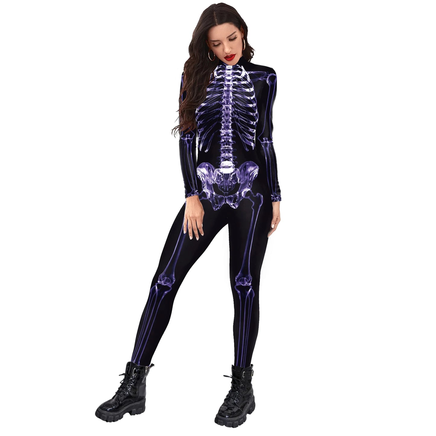 Skeleton Bodysuits! Full One Piece Halloween, Day of The Dead, Cosplay, Party Costumes