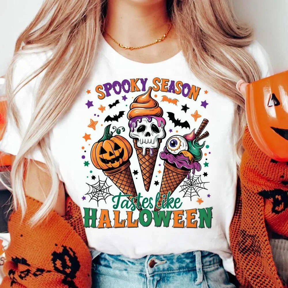 Halloween Tees! Womens Spooky Graphic T-Shirts