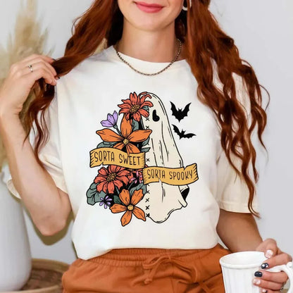 Halloween Tees! Womens Spooky Graphic T-Shirts