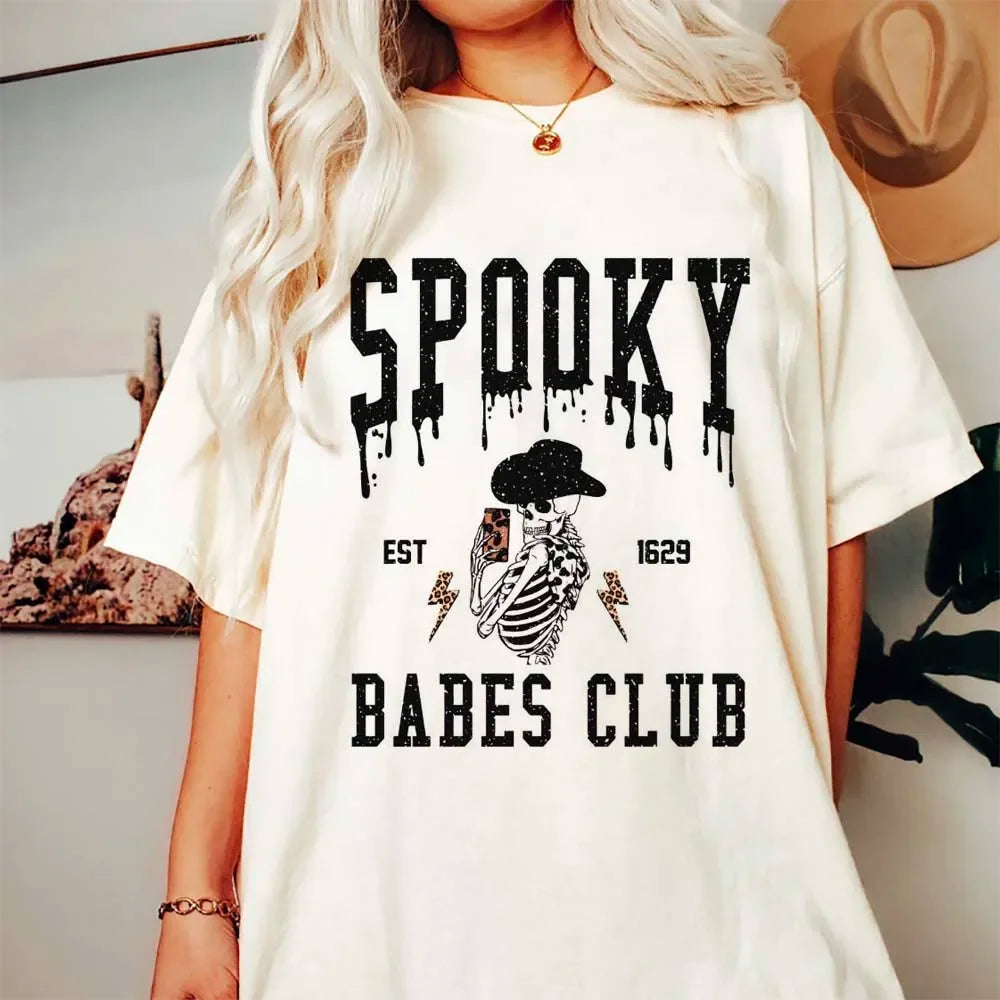 Halloween Tees! Womens Spooky Graphic T-Shirts