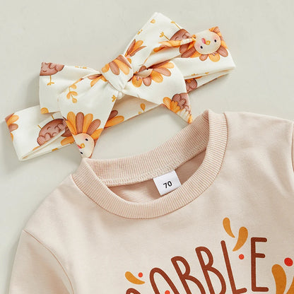 2-piece Thanksgiving Sets! Girl's & Boy's *Gobble till you Wobble* Fall Sweatshirts & Sweatpants