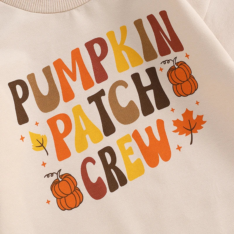 Girl's & Boy's Halloween *Boo Crew* and *Pumpkin Patch Crew* Sweatshirt Onesies