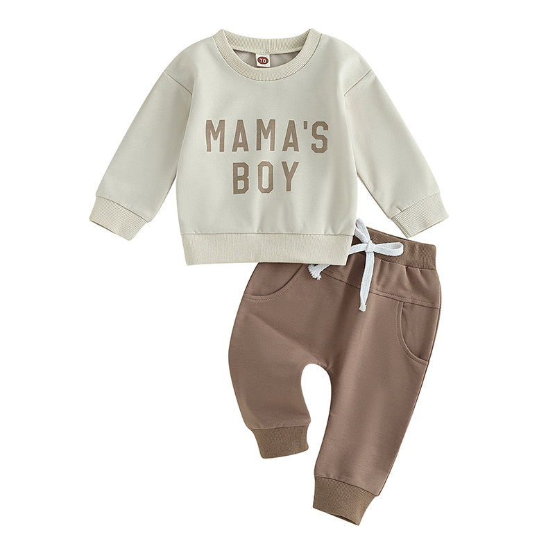 2-Piece Fall Outfits! Boy’s "Little Dude" Sweatshirt & Pants Sets