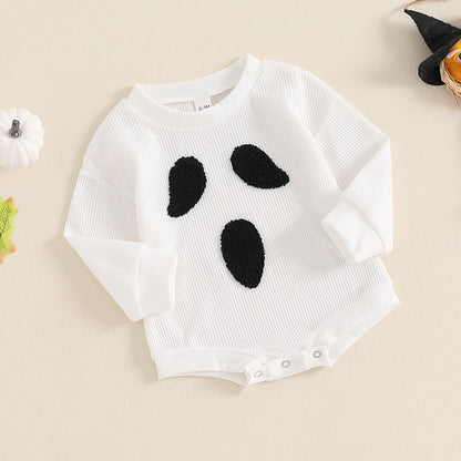 Halloween Onesie Sweaters! Boy's & Girl's Ghost & Pumpkin Print Tops