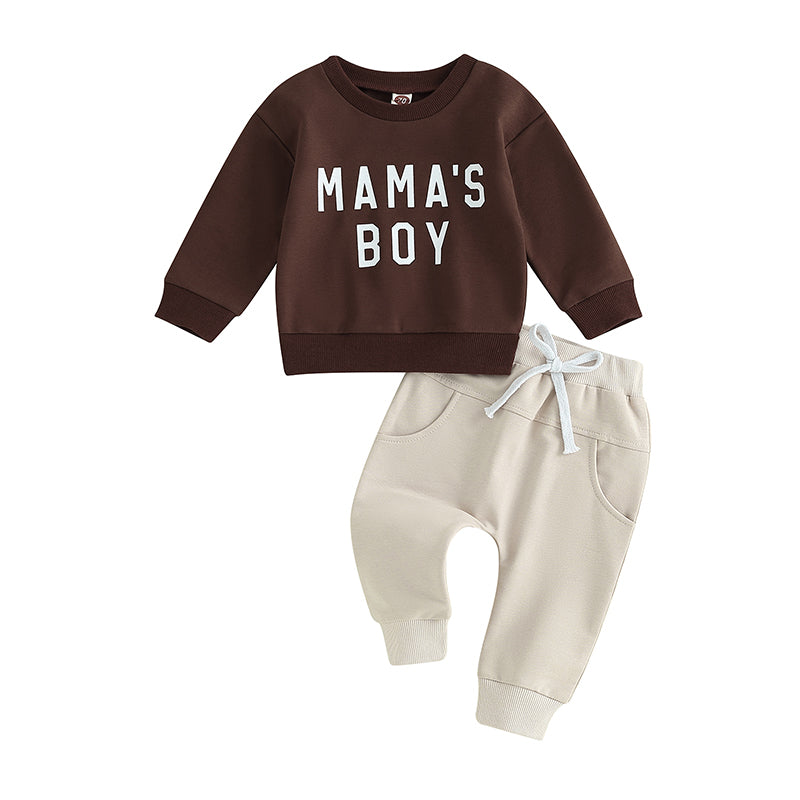 2-Piece Fall Outfits! Boy’s "Little Dude" Sweatshirt & Pants Sets