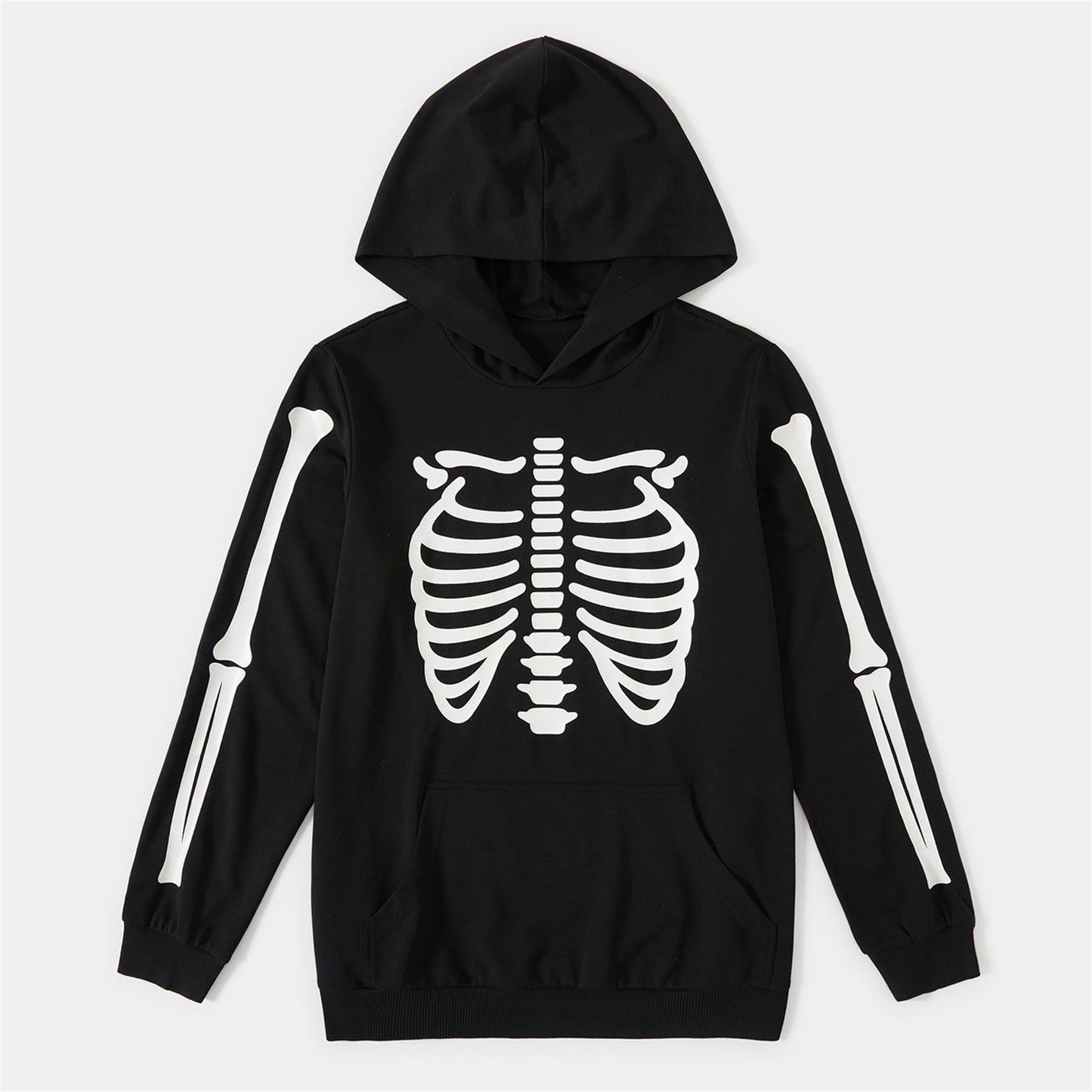 Family Matching! Glow In The Dark Halloween Skeleton Hoodies