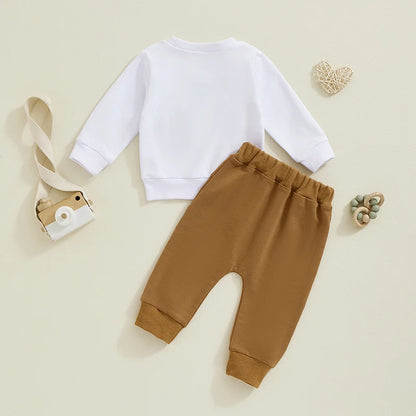 2-piece Sets! Girl's & Boy's *Little Pumpkin* Fall Sweatshirt & Sweatpants