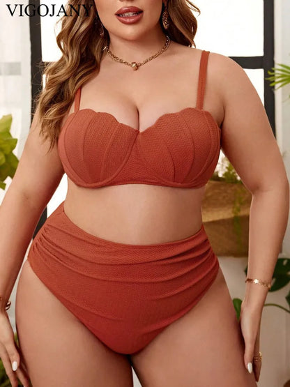 2 Piece PLUS Bikini Swimsuit