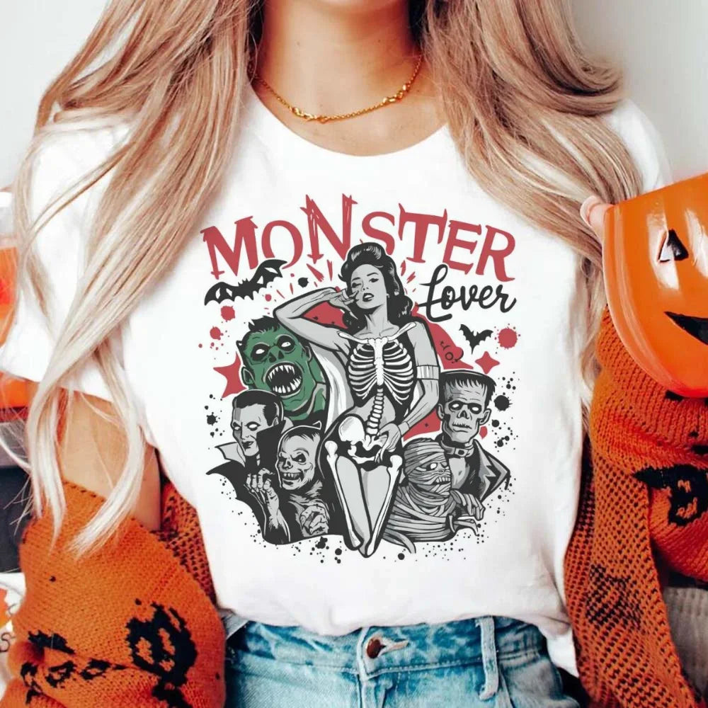 Halloween Tees! Womens Spooky Graphic T-Shirts