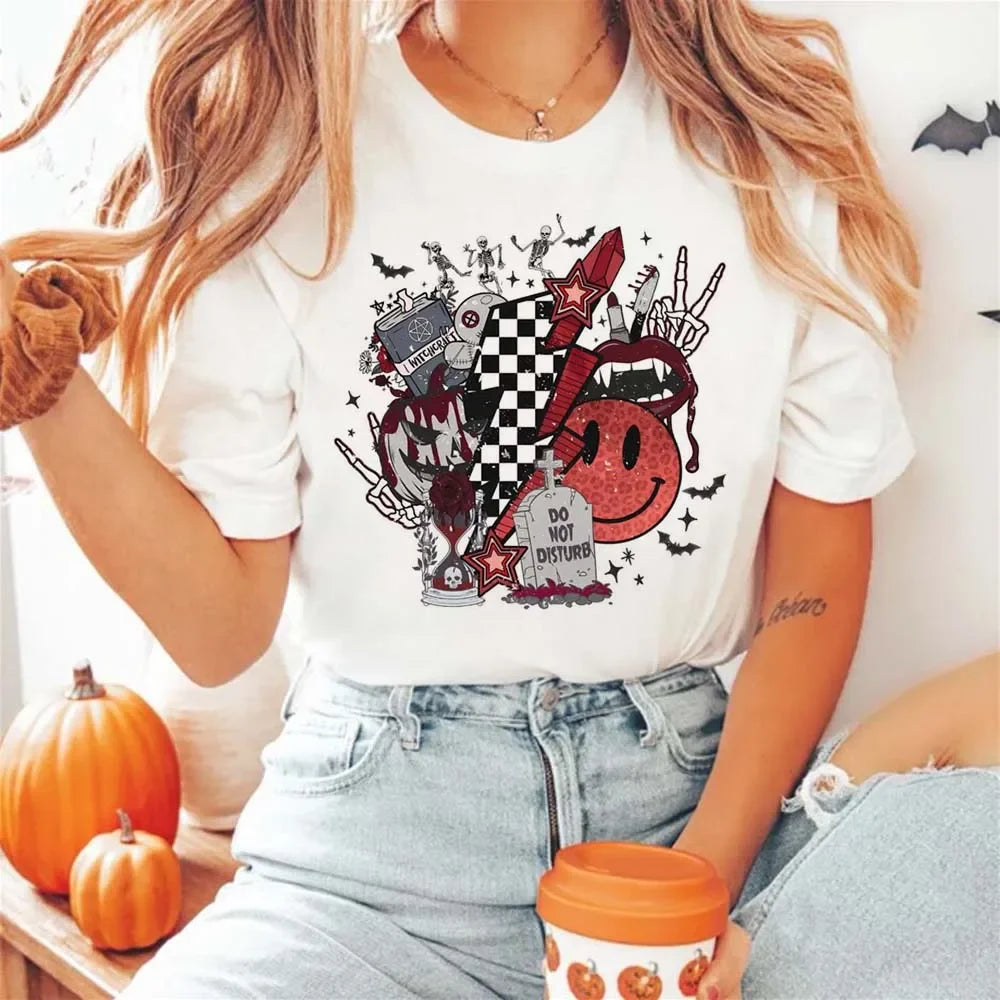 Halloween Tees! Womens Spooky Graphic T-Shirts