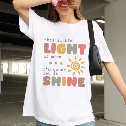 Women's This Little Light of Mine Short Sleeve T-Shirt