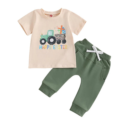 Boy's Easter T-Shirt & Pants Sets