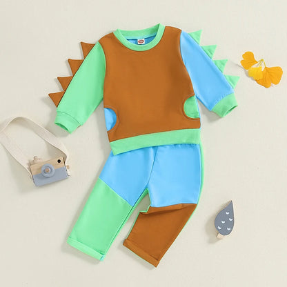 2-Piece Fall Outfits! Girl’s & Boy’s Long Sleeve Sweatshirt & Pants Sets