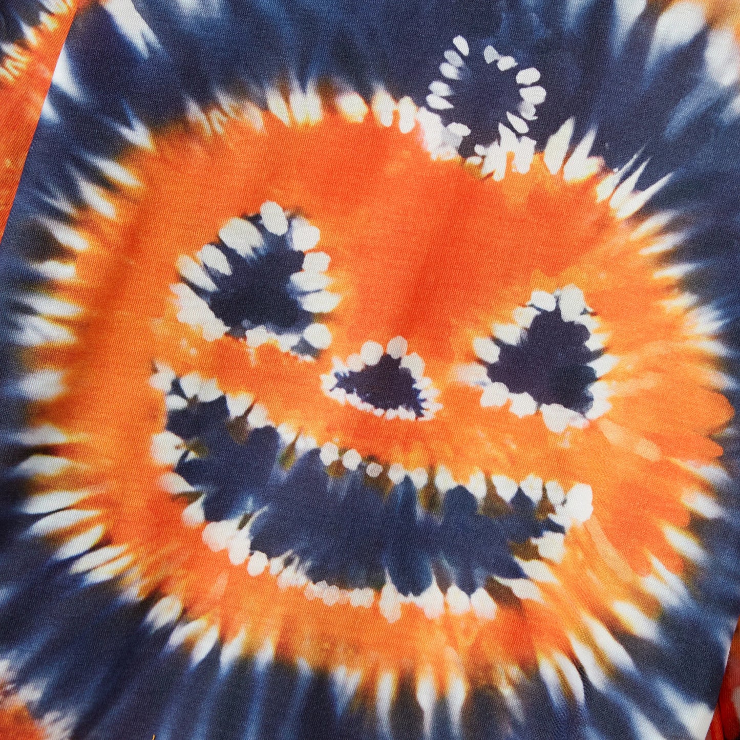 Family Matching! Orange Tie-Dye Halloween Pumpkin Pajama Sets