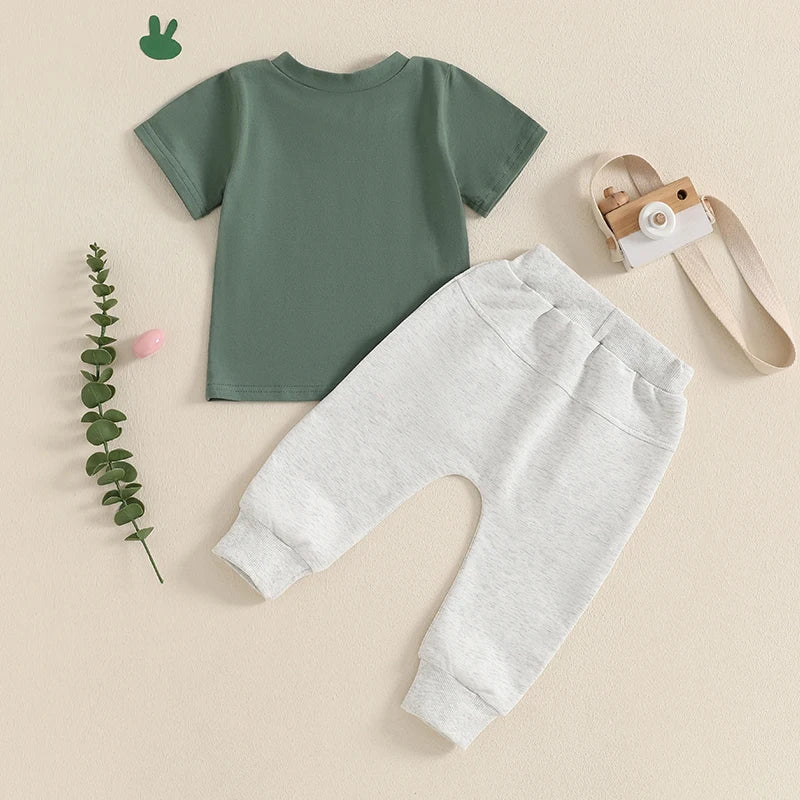 Boy's Easter T-Shirt & Pants Sets