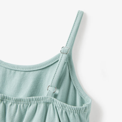 Family Matching! Embroidered Tulle Cami Strap Dresses & T-Shirts