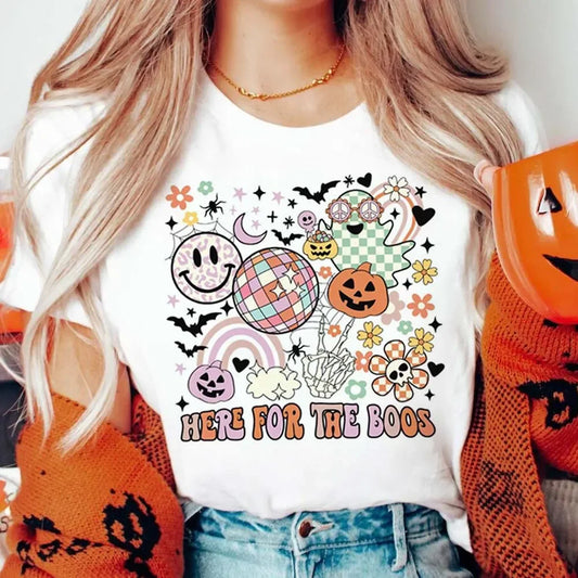 Halloween Tees! Womens Spooky Graphic T-Shirts