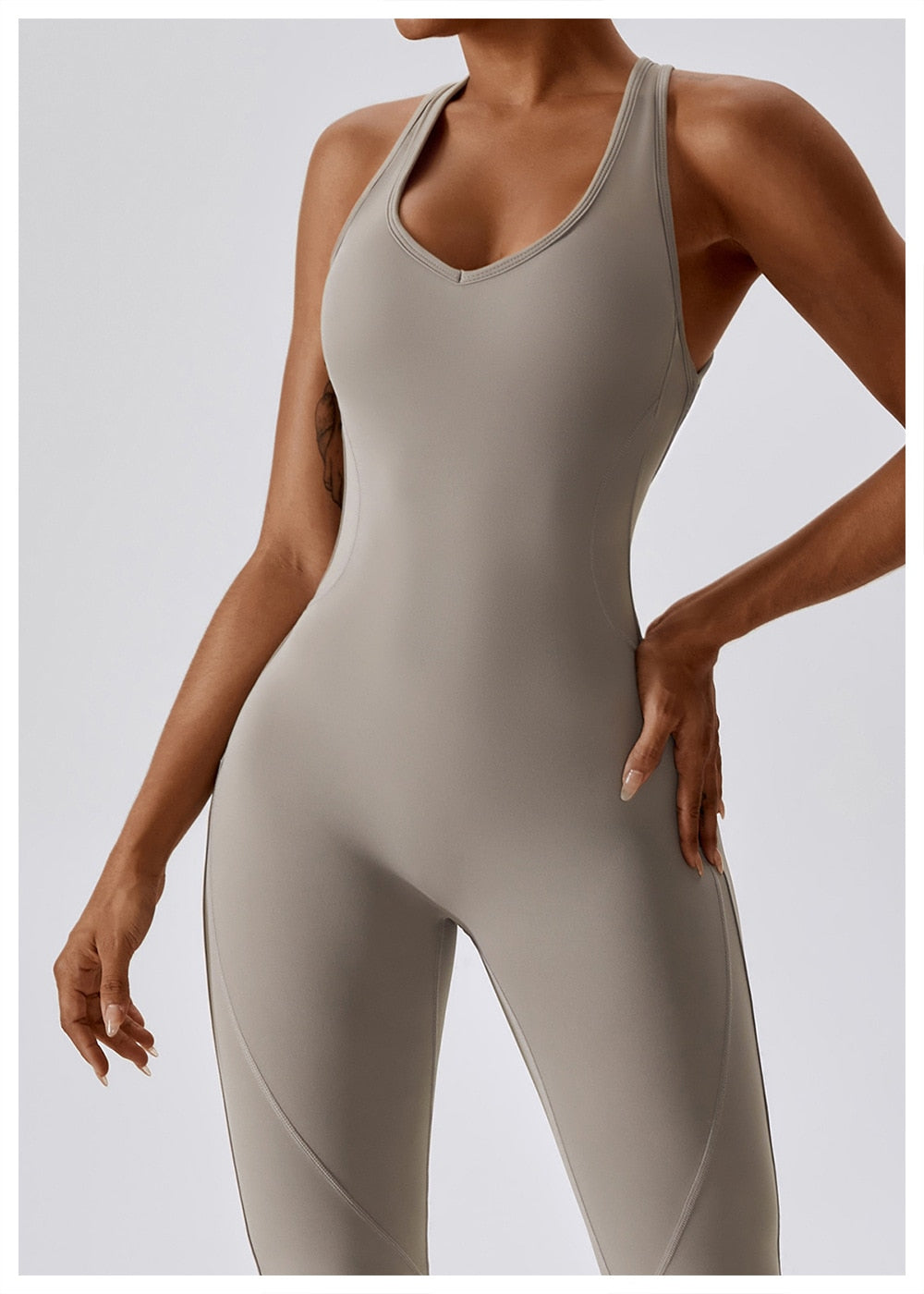 Women's Athletics One-Piece Fitness Flare Leg Bodysuits