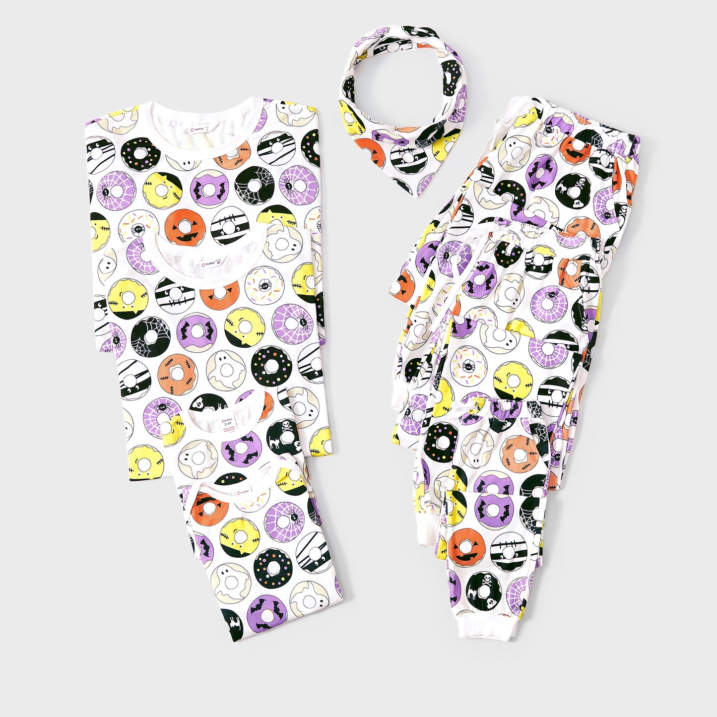 Family Matching! Spooky Halloween Donuts Pajamas Sets