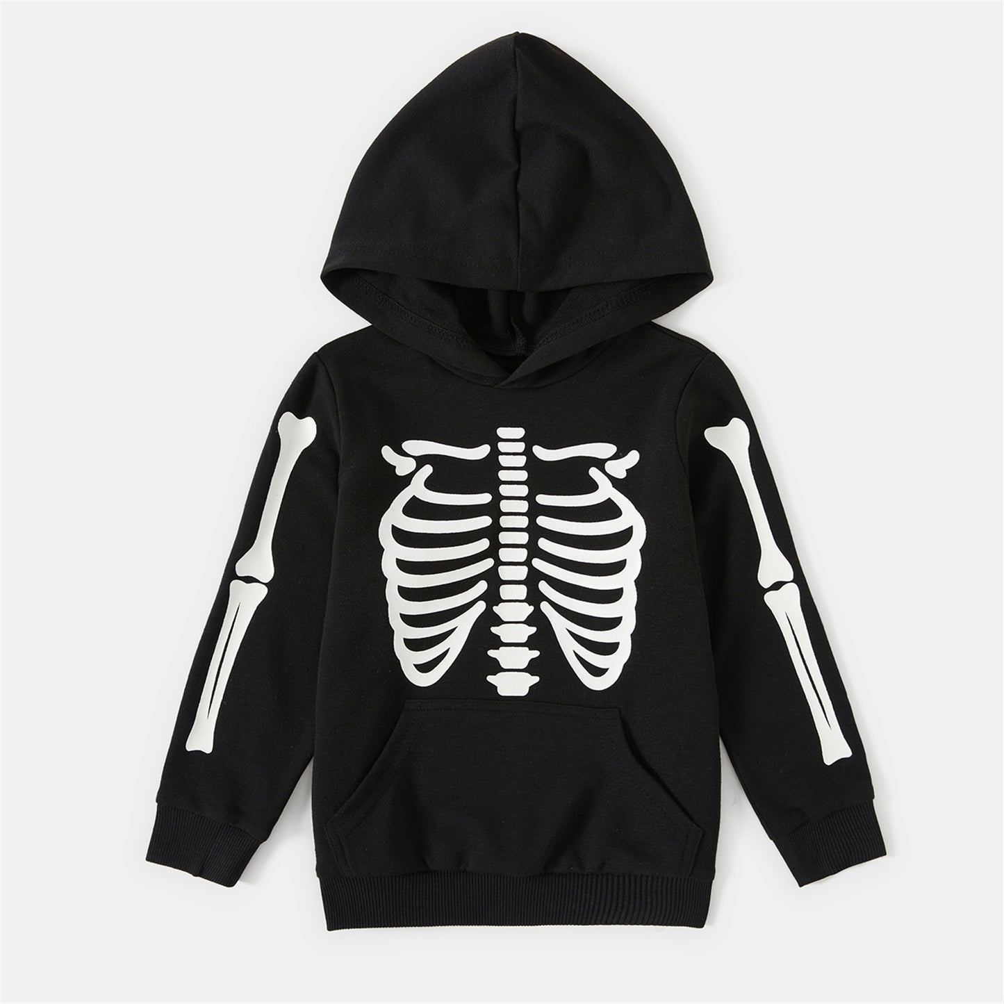 Family Matching! Glow In The Dark Halloween Skeleton Hoodies