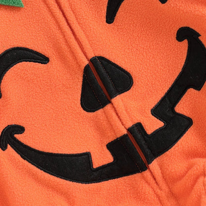 Halloween Costumes! Boy's & Girl's Long Sleeve Hooded Zip-Up Pumpkin Onesie