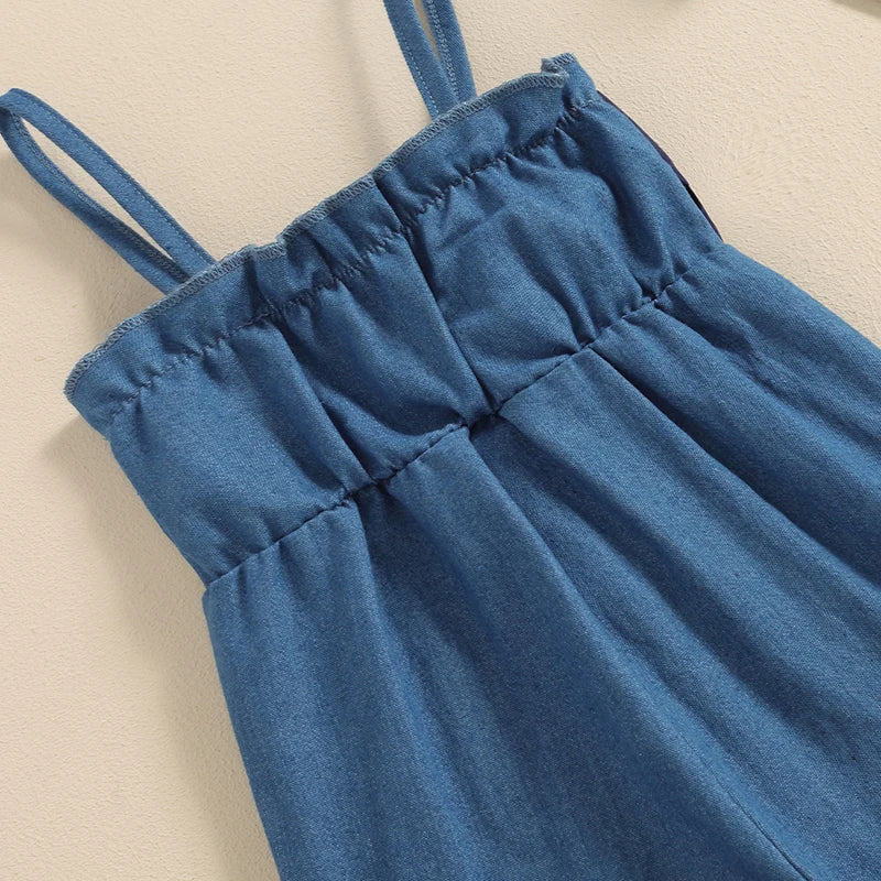 Girl's 4th of July Overall Jumpsuits