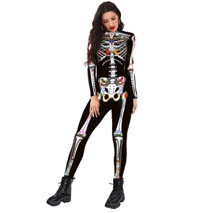 Skeleton Bodysuits! Full One Piece Halloween, Day of The Dead, Cosplay, Party Costumes