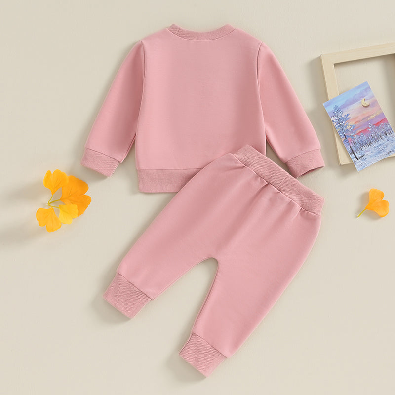 2-Piece Fall / Winter Outfits! Girl’s "Daddy's Girl" Sweatshirt & Pants Sets