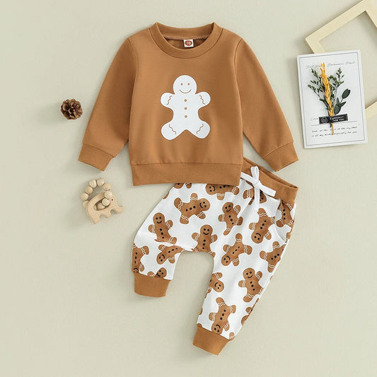 2-Piece Fall Outfits! Girl’s & Boy’s Long Sleeve Sweater & Pants Sets