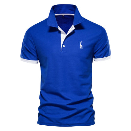 Men's Two-Color Casual Polo T-Shirts