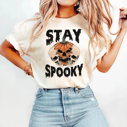 Halloween Tees! Womens Spooky Graphic T-Shirts